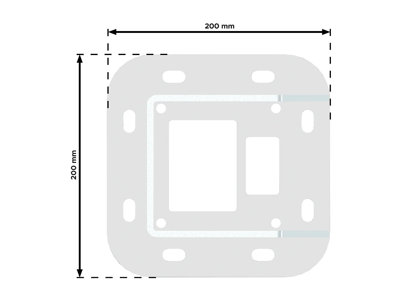 Carport HAPESIRE Isotoit® îlot 6,26x5,00m (Blanc)