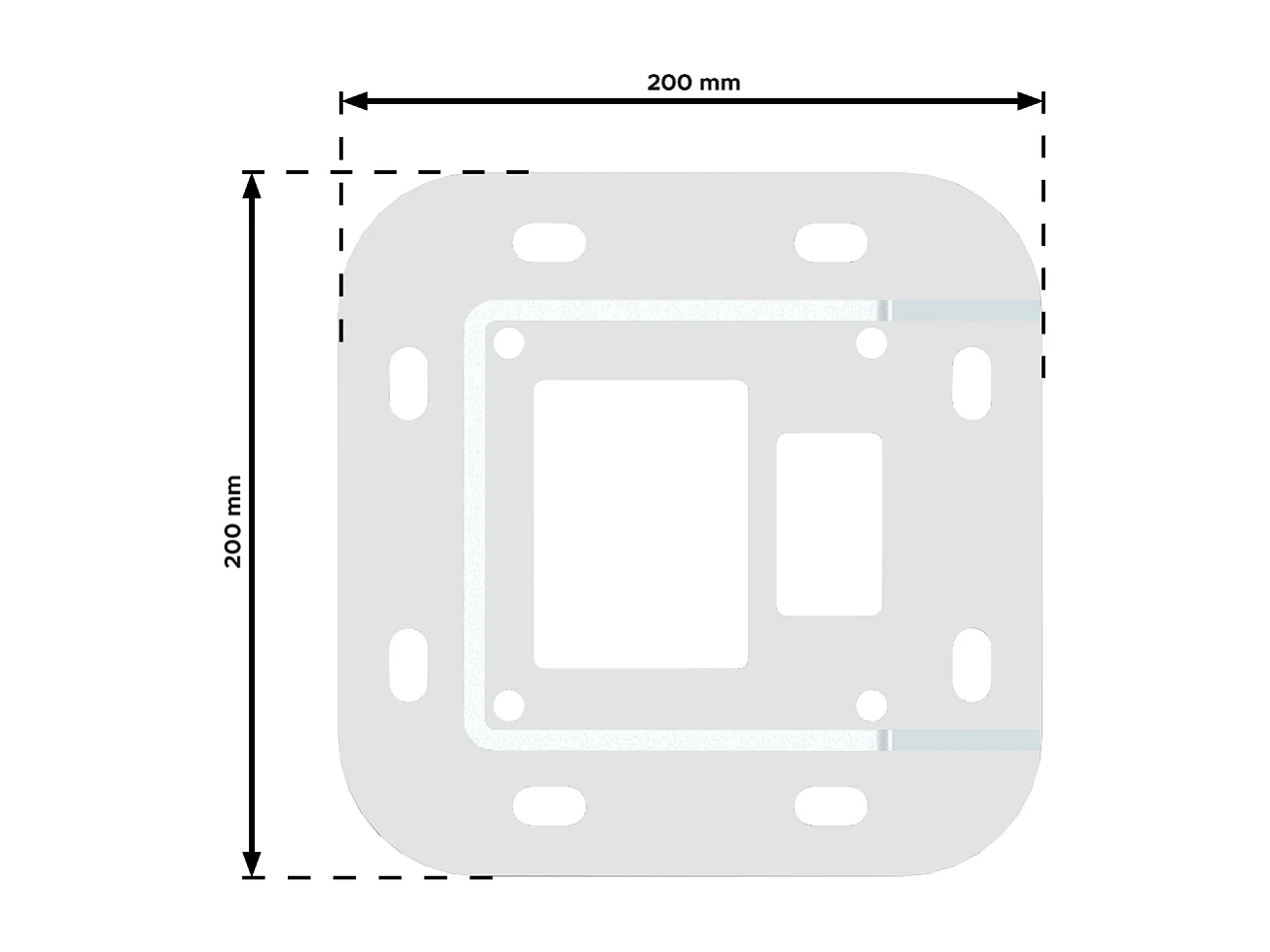 Carport HAPESIRE Isotoit® îlot 6,26x3,50m (Blanc)