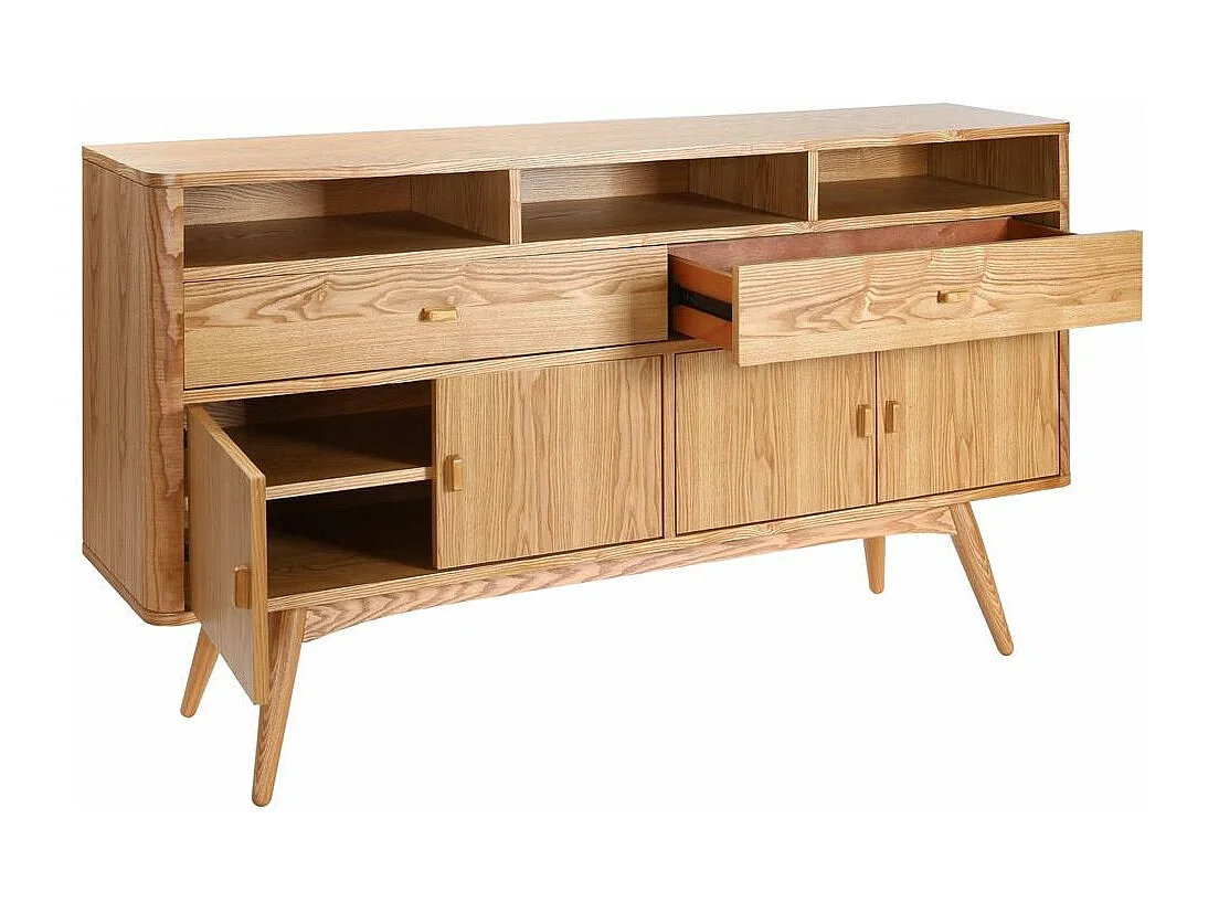 Aparador de diseño 4 puertas en fresno NORDECO