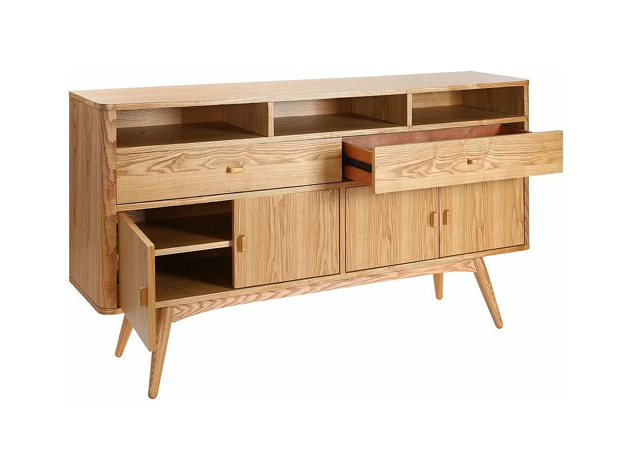 Aparador de diseño 4 puertas en fresno NORDECO