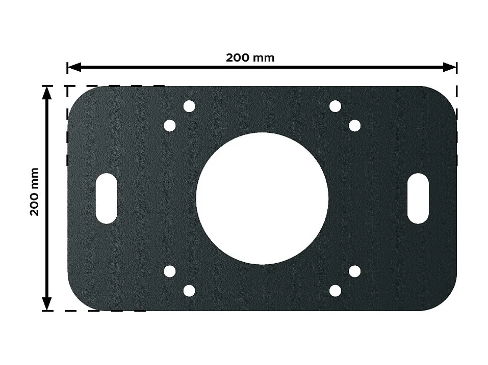 Pergola bioclimatique HELY 7,00x3,937m Vérin à télécommande (Gris anthracite)