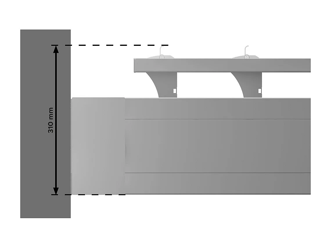 Pergola Bioclimatique AVANOA 4,00x3,038 M Vérin à Télécommande (Blanc)