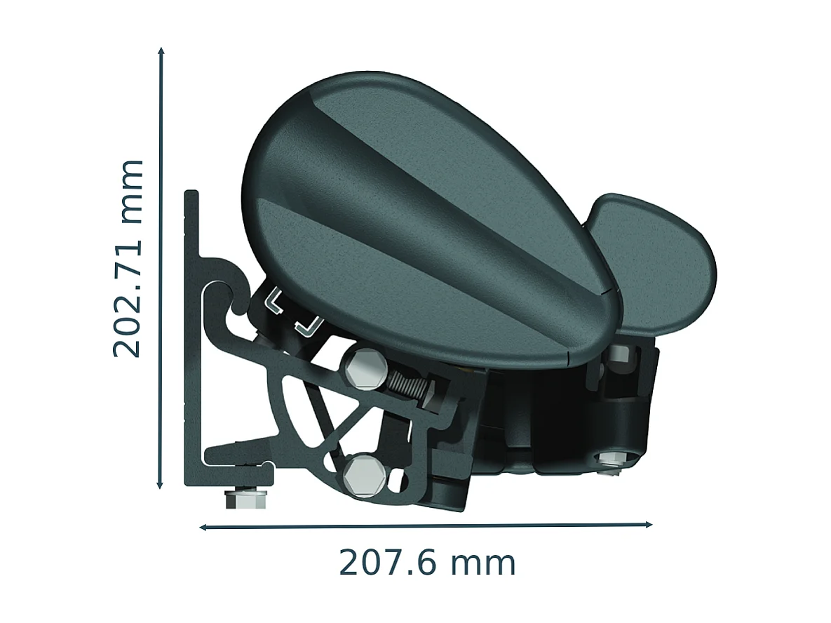 Store banne semi-coffre SARARI 4,00x3,00m (Motorisé à télécommande + manœuvre de secours - Taupe - Gris anthracite)