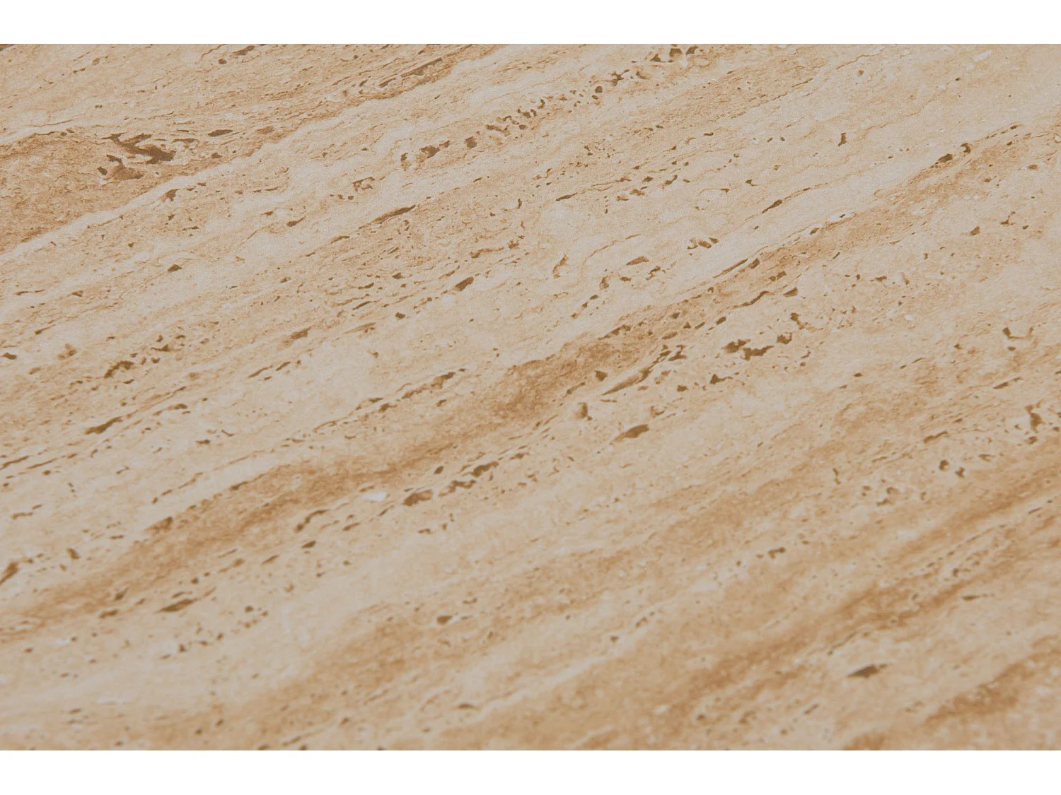 Sellette ronde en céramique et pied central beige D40 - CAMILLE