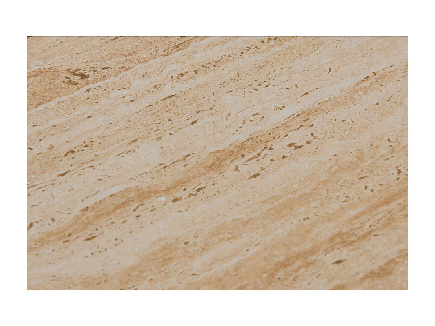 Sellette ronde en céramique et pied central beige D40 - CAMILLE