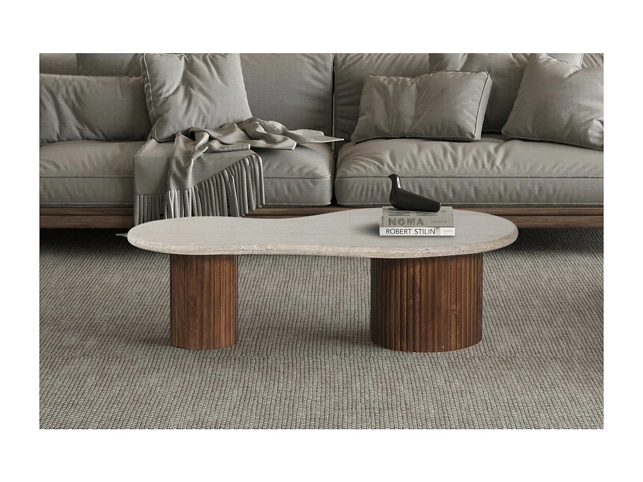 Salontafel van massief hout uit de DELHI collectie - Etnische en design stijl