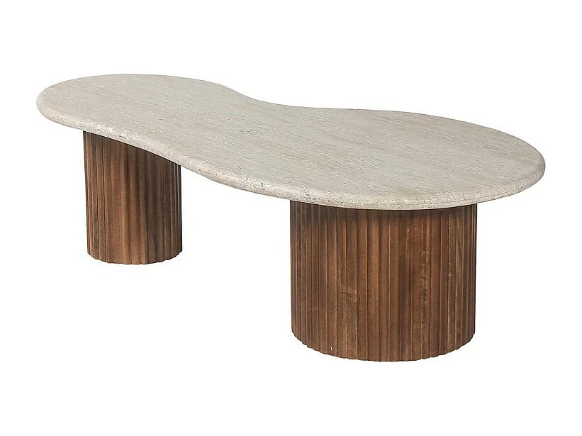 Salontafel van massief hout uit de DELHI collectie - Etnische en design stijl