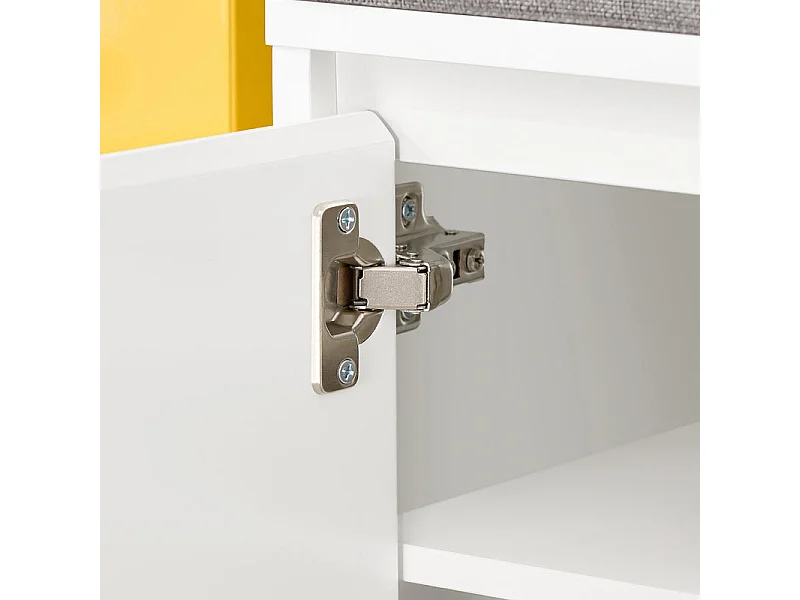 Półka na buty z 2 miejscami i 1 szufladą FSR172-W