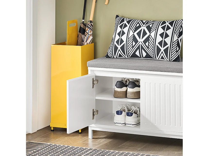 Półka na buty z 2 miejscami i 1 szufladą FSR172-W