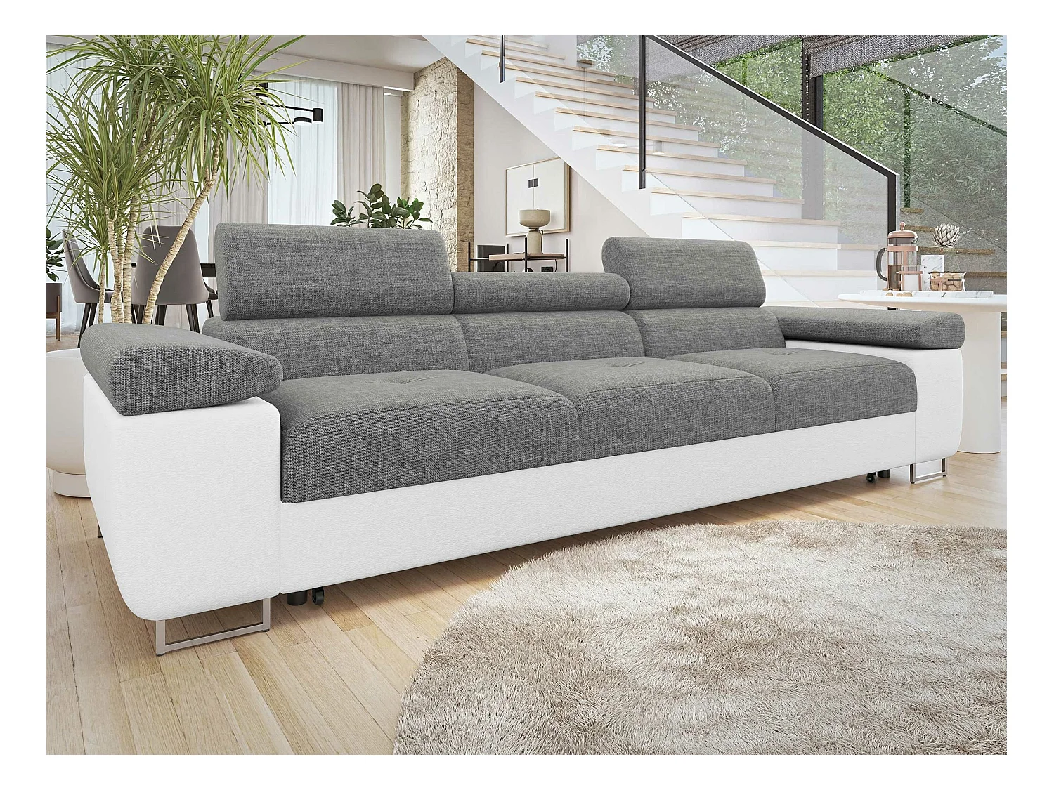 Canapé convertible Comfivo Eliferu 108, 70x263x102cm