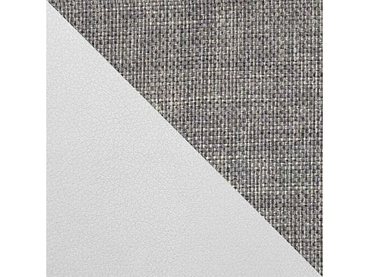 Canapé convertible 2 places en tissu gris 70x263x102 cm