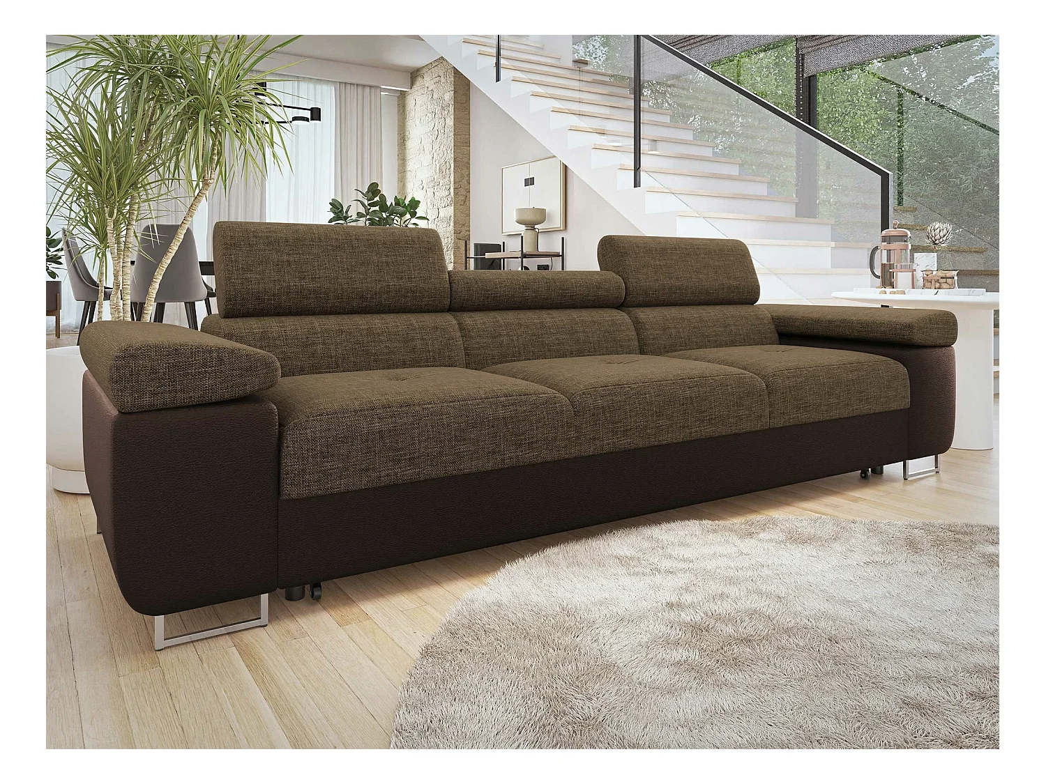 Canapé convertible Comfivo Eliferu 108, 70x263x102cm