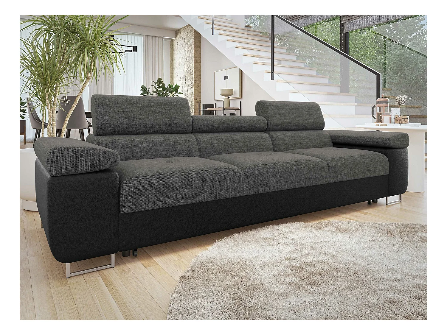 Canapé convertible Comfivo Eliferu 108, 70x263x102cm