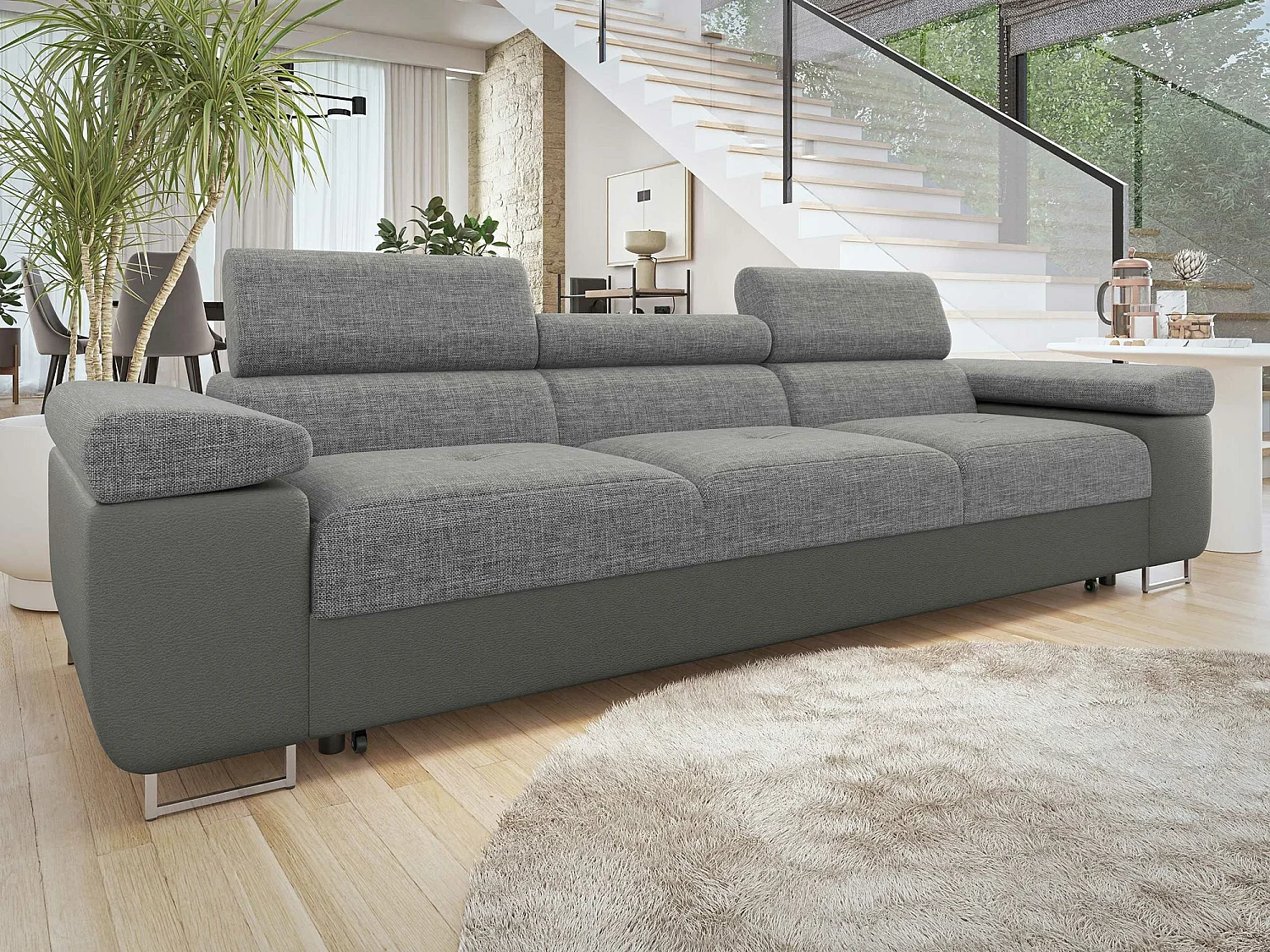 Sofá-cama Comfivo Eliferu 108, 70x263x102cm
