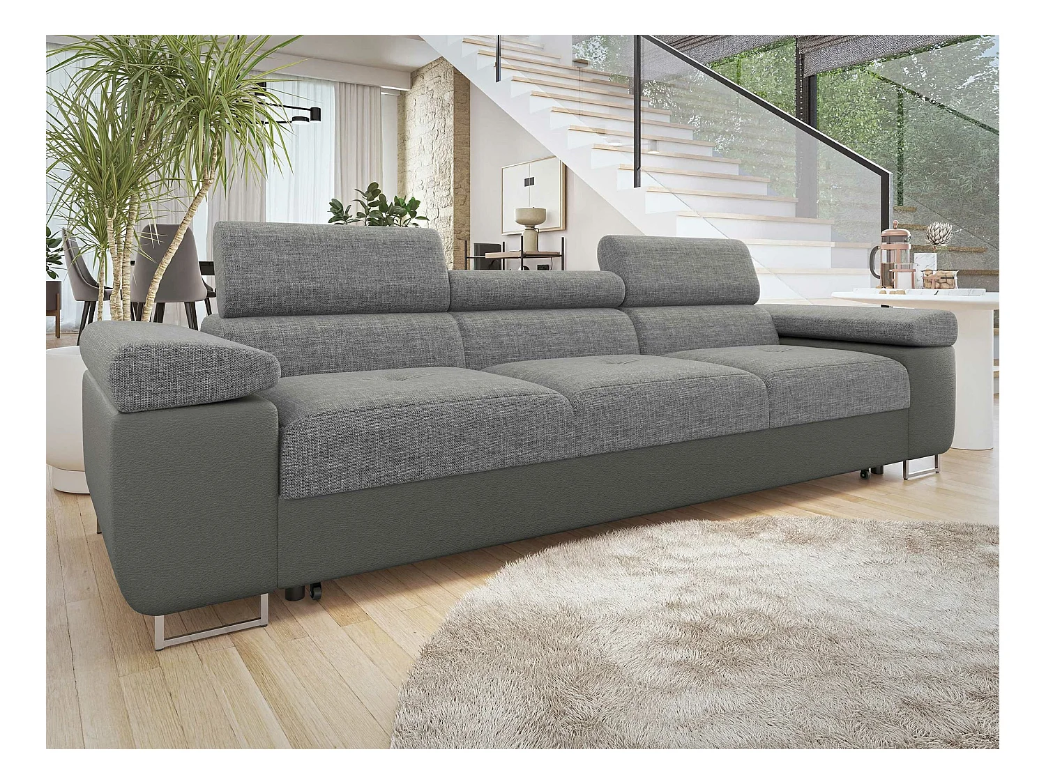 Canapé convertible Comfivo Eliferu 108, 70x263x102cm