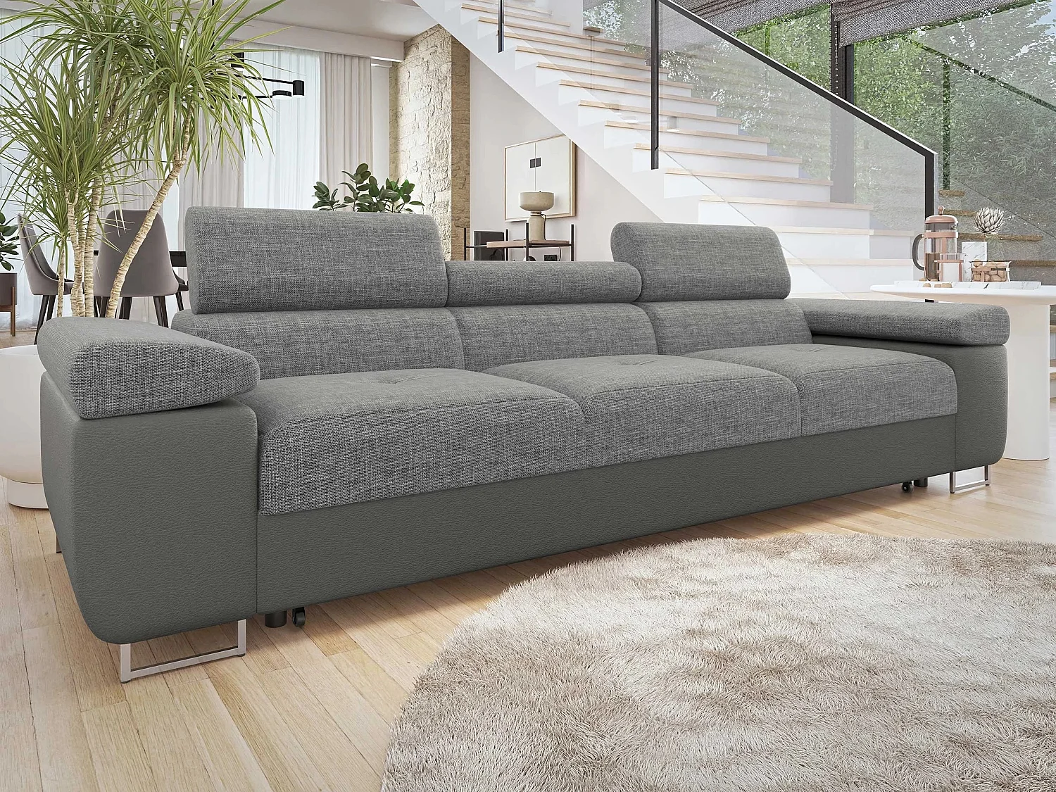 Sofá cama Comfivo Vinetum, 70x263x102cm