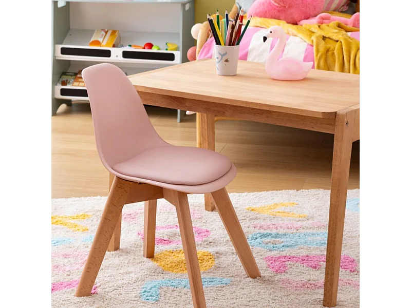 Stuhl Kinder rosa 38,5x55x31 cm