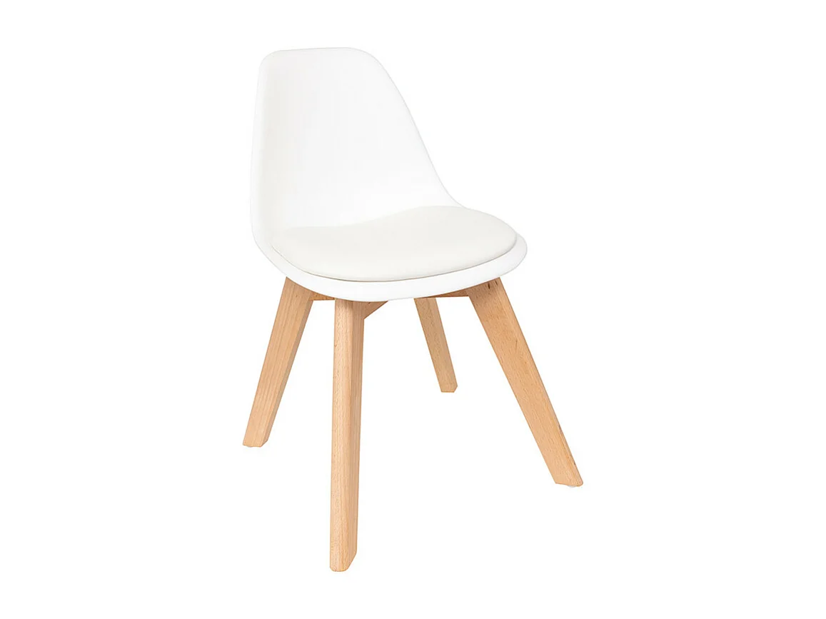 Chaise enfant mini Baya blanc Atmosphera