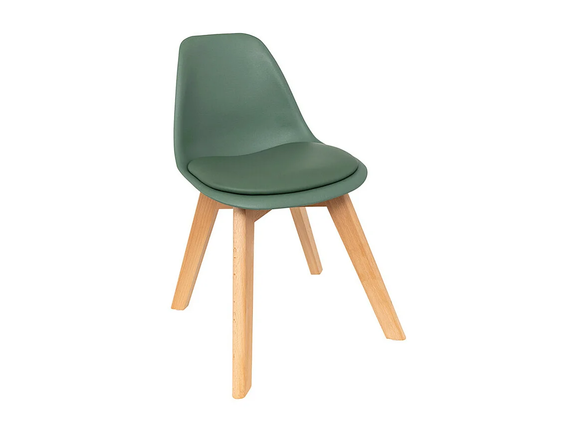 Chaise enfant mini Baya vert Atmosphera