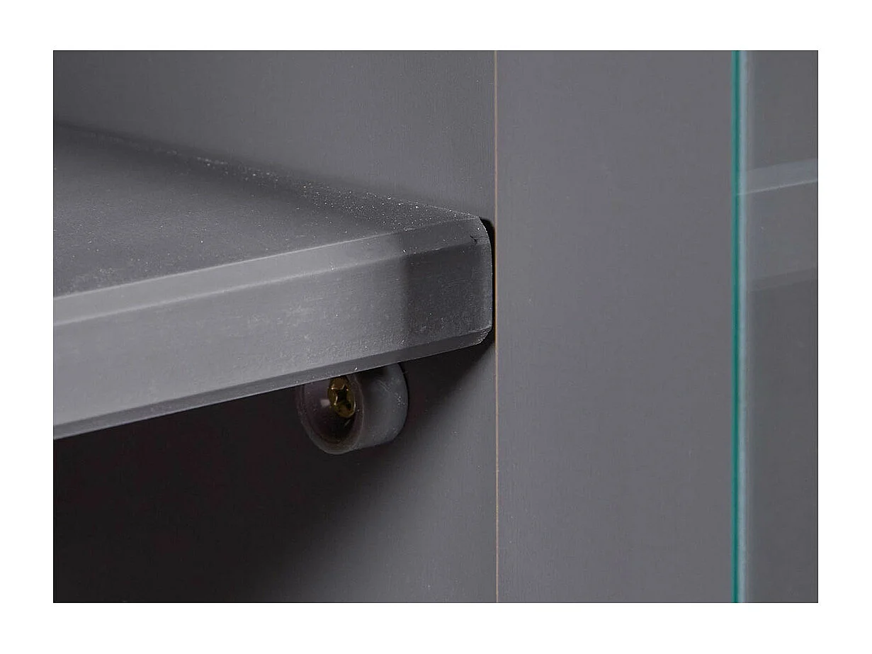 Forenzo citrine 4 portes, 2 tiroirs gris, naturel.