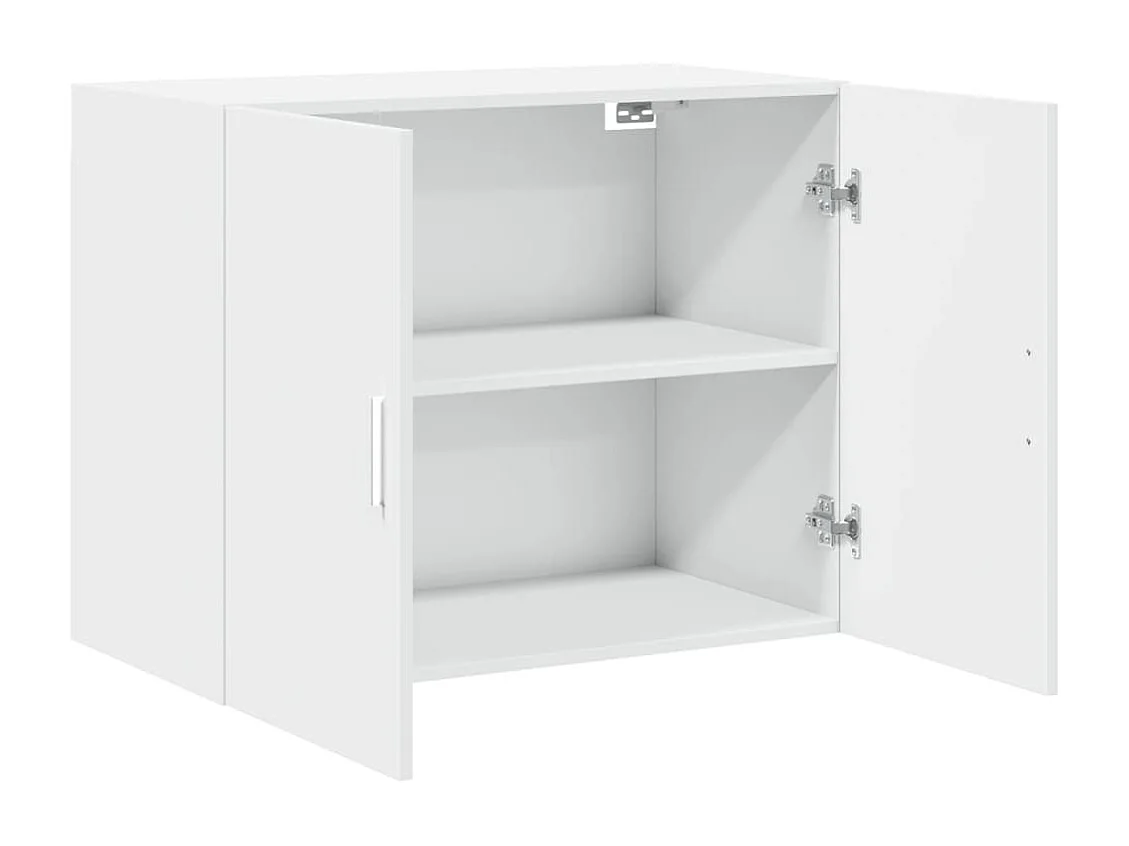 Armoire murale blanc 80x42,5x64 cm bois d'ingénierie