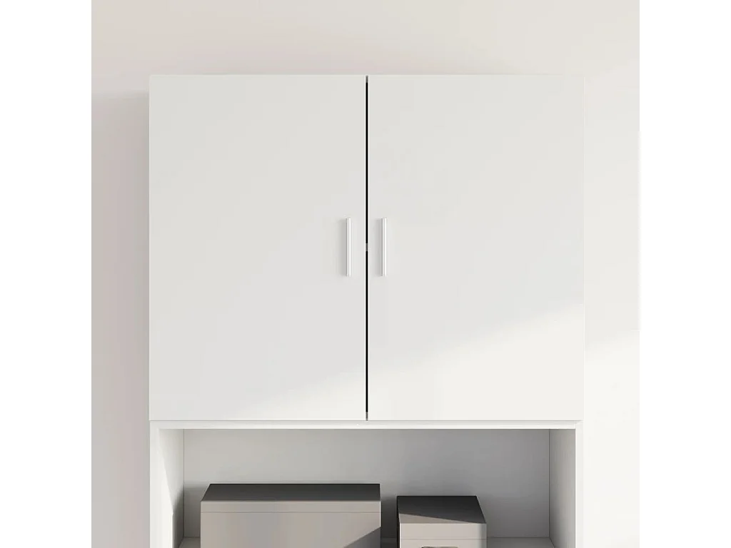 Armoire murale blanc 80x42,5x64 cm bois d'ingénierie