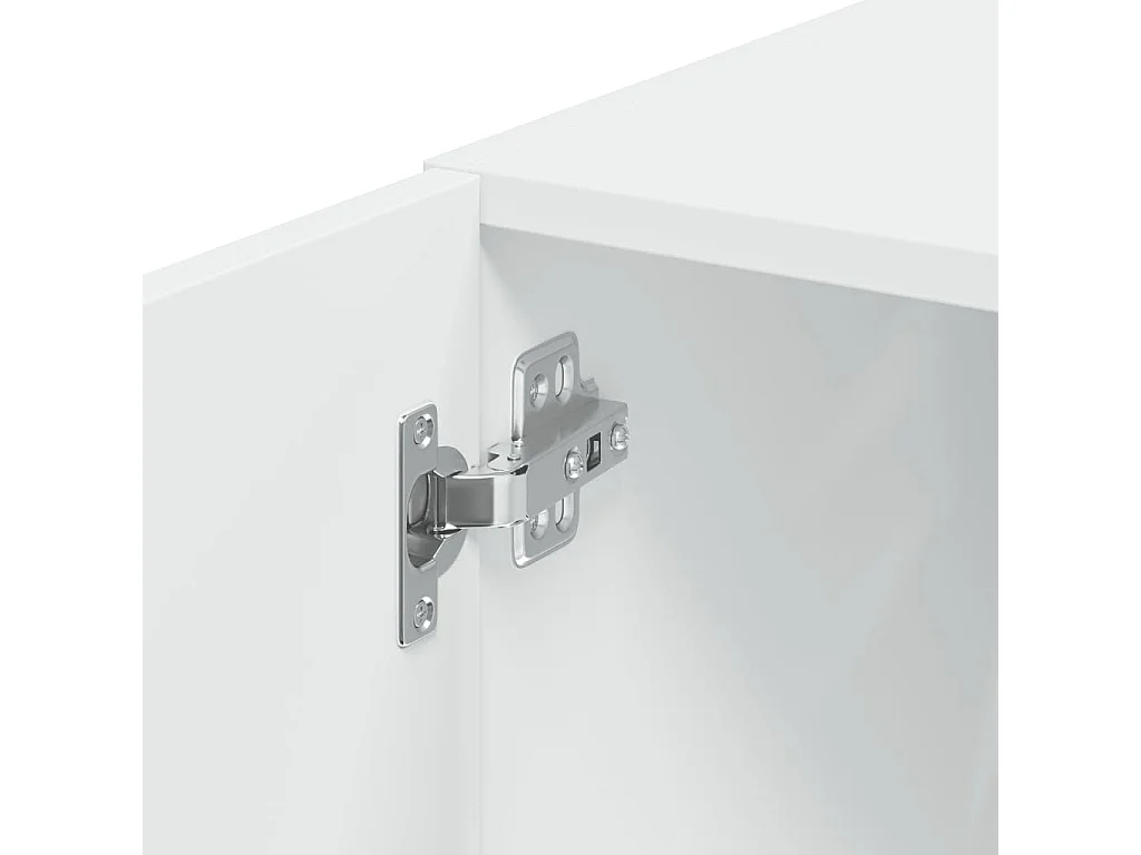Armoire murale blanc 80x42,5x64 cm bois d'ingénierie
