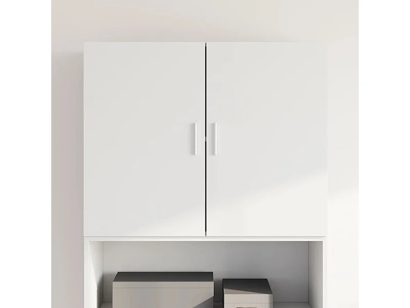 Wandschrank Weiß 80x42,5x64 cm Holzwerkstoff