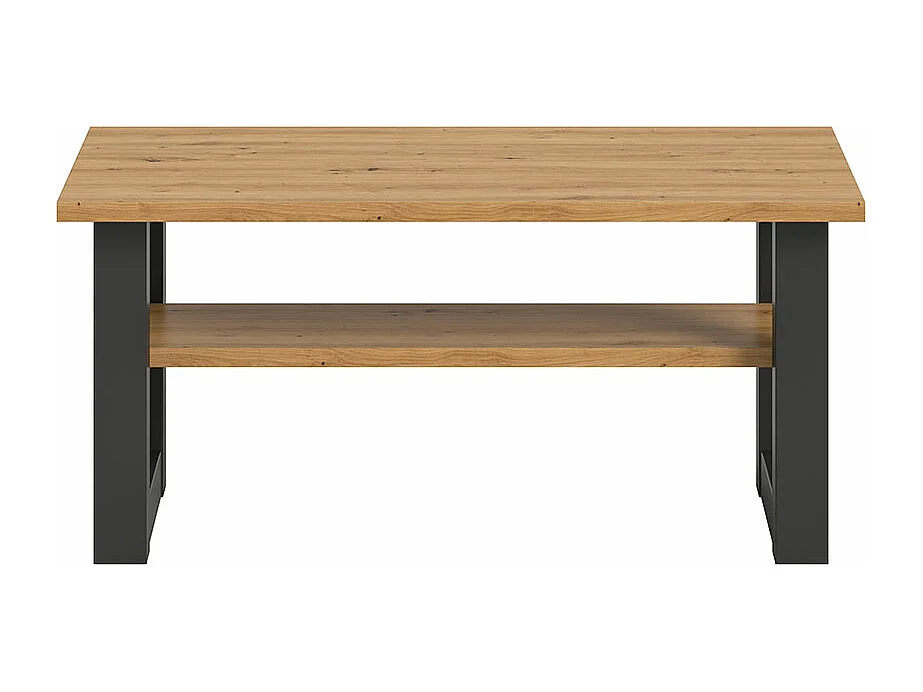 Seattle salontafel 90x50 cm 1 plank eiken decor.