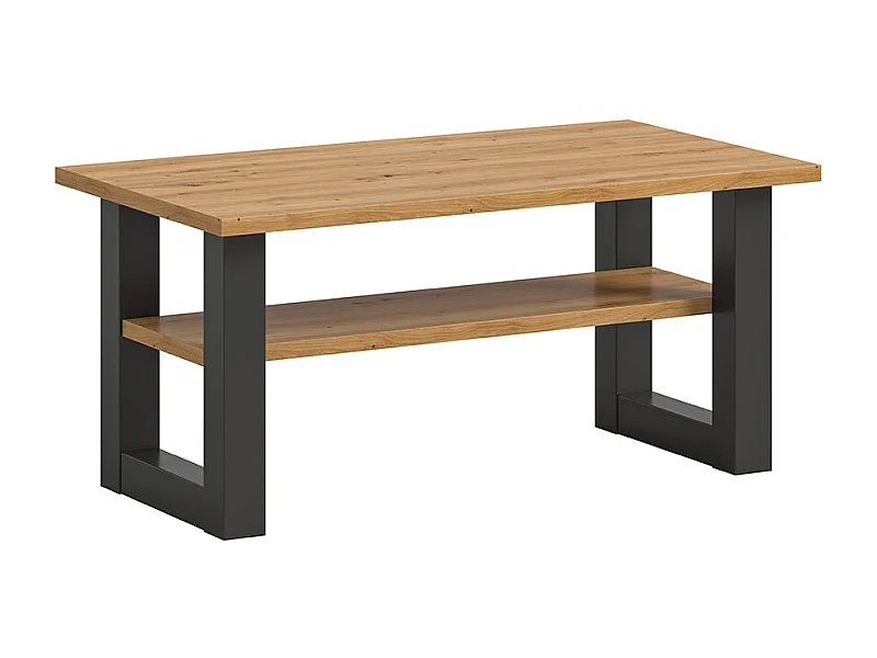 Seattle salontafel 90x50 cm 1 plank eiken decor.