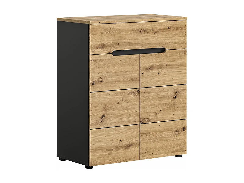 Canu Schuhschrank 1 Schublade 2 Türen Eiche Dekor.