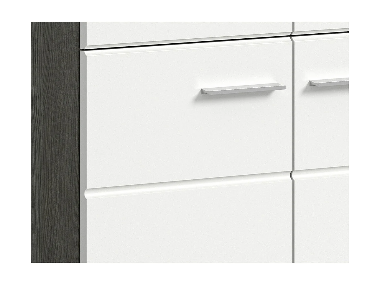 Salsa schoenenkast 2 laden 2 deuren wit hoogglans.