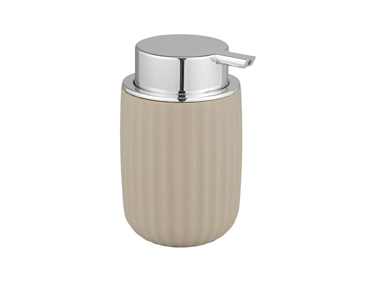 Vloeibare zeepdispenser "Agropoli" gestructureerd beige - 250 ml