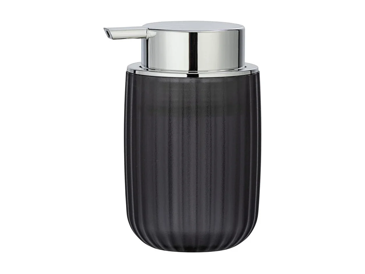 Agropoli vloeibare zeepdispenser met gestructureerd effect - Donkergrijs - 250 ml