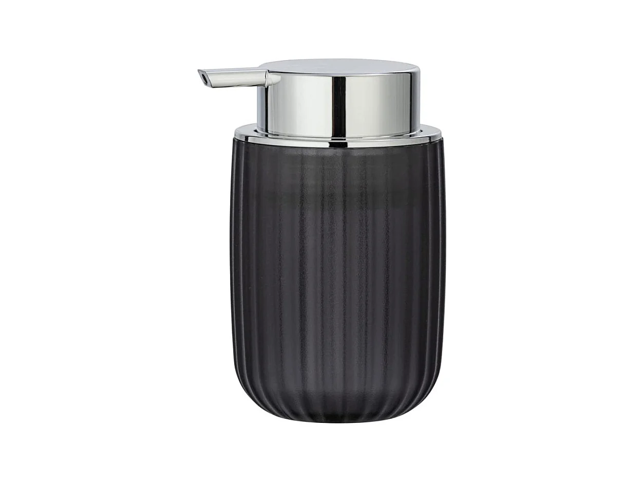 Agropoli vloeibare zeepdispenser met gestructureerd effect - Donkergrijs - 250 ml