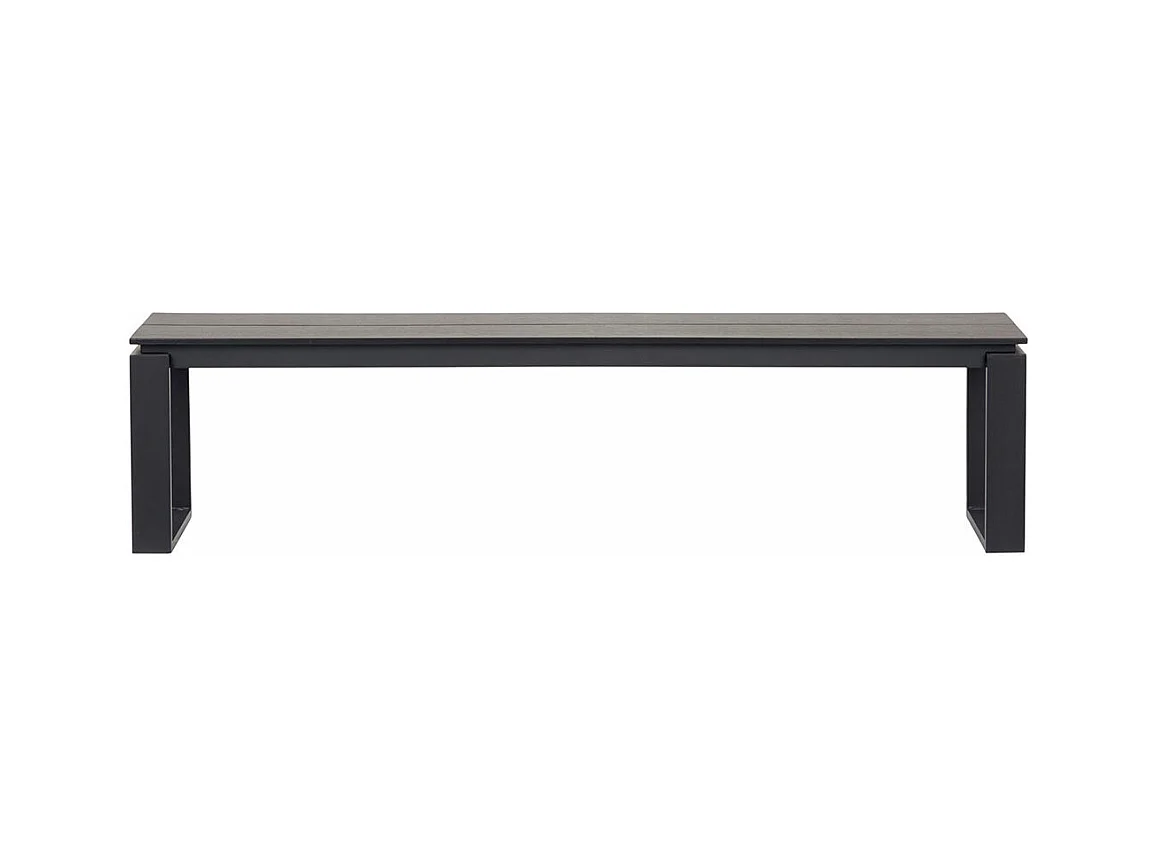 Martinus Banc de jardin 180 cm, noir.