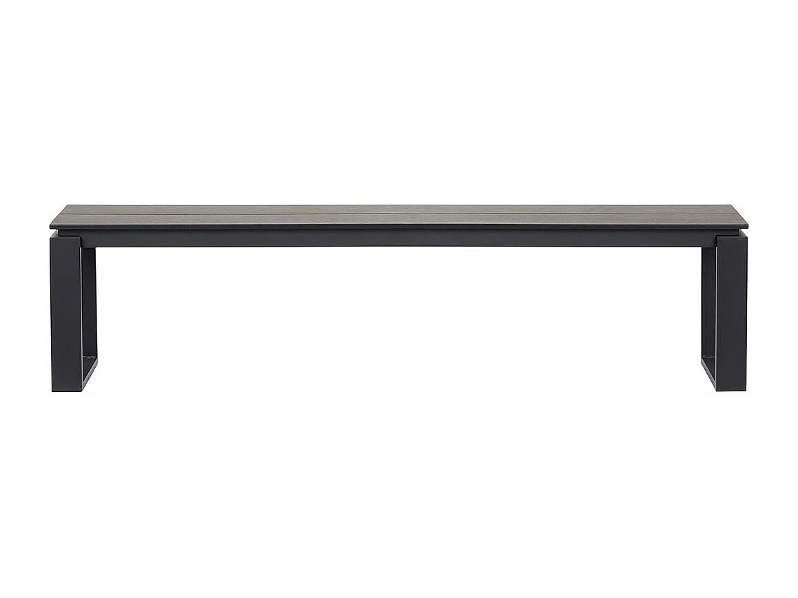 Martinus Gartenbank 180cm schwarz.