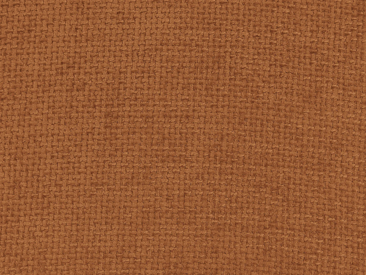 Grand canapé d'angle modulable dossier avance-recule en tissu texturé beige et terracotta APOLIU