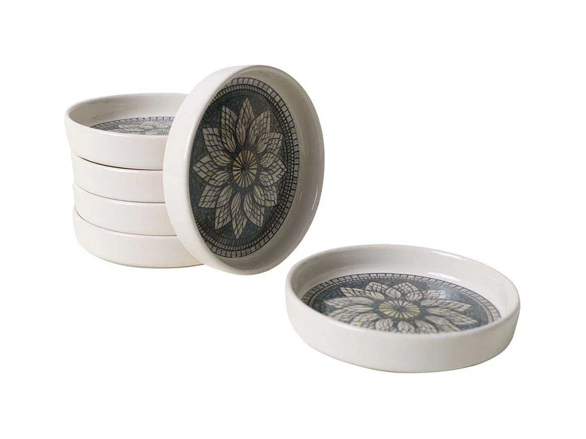 Assiette en céramique Creamy (Lot de 6)