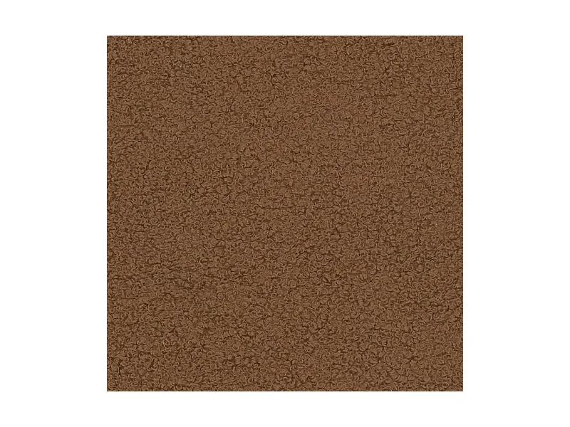 Canapé d'angle TURIN Marron en bouclé avec fonction de couchage