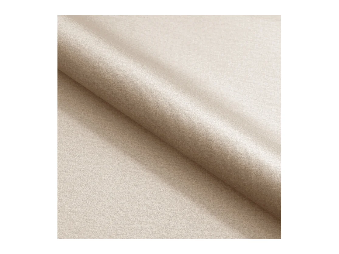 Canapé d'angle RITA Crème en velours avec fonction de couchage