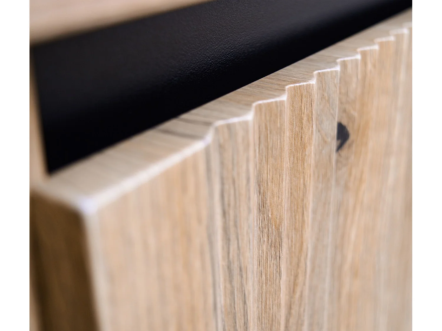 Sideboard 3-türig mit 3 Schubladen - Eichenholzoptik Evoke - 149 cm - OSAKA