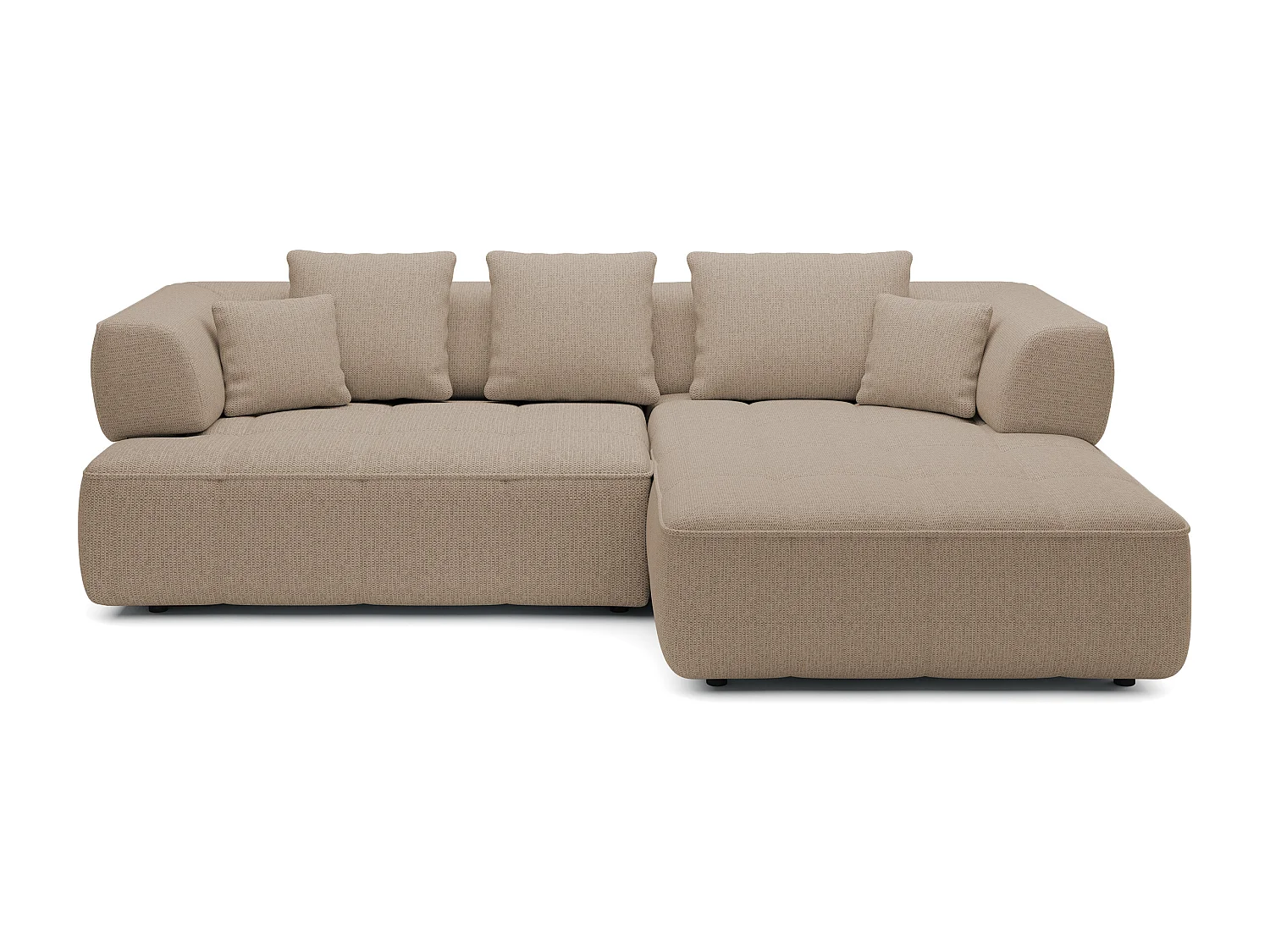 AULA, Avangarde Narożnik 182x285cm Elektryczna regulacja głębokości | Lewy | Beżowy