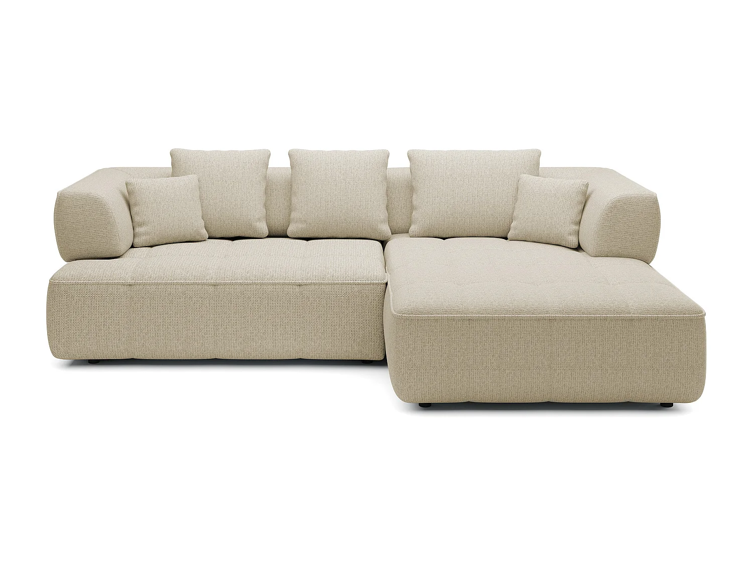 AULA, Avangarde Hoekbank 182x285cm Elektrische diepteverstelling | Links | Licht beige