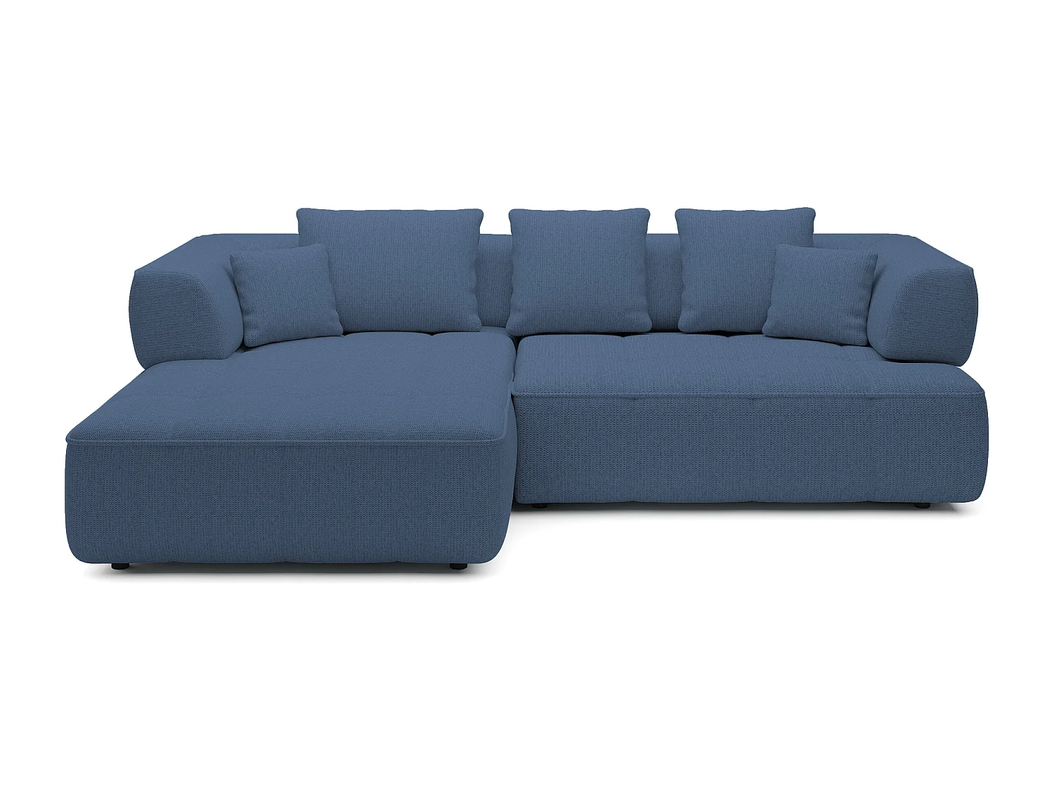 AULA, Avangarde Hoekbank 182x285cm Elektrische diepteverstelling | Rechts | Marineblauw