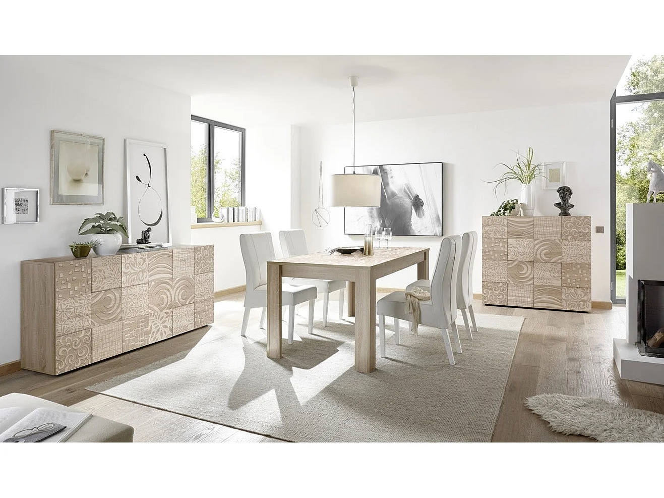 Buffet DENIS chêne 120 cm