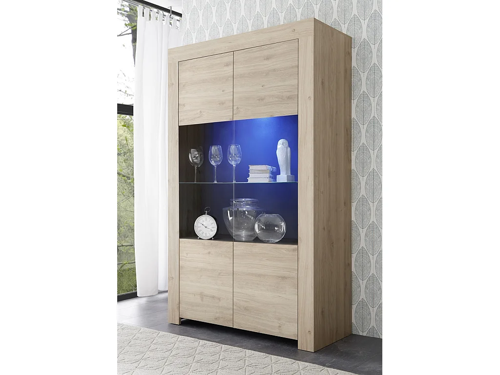 Buffet CAPRI chêne foncé