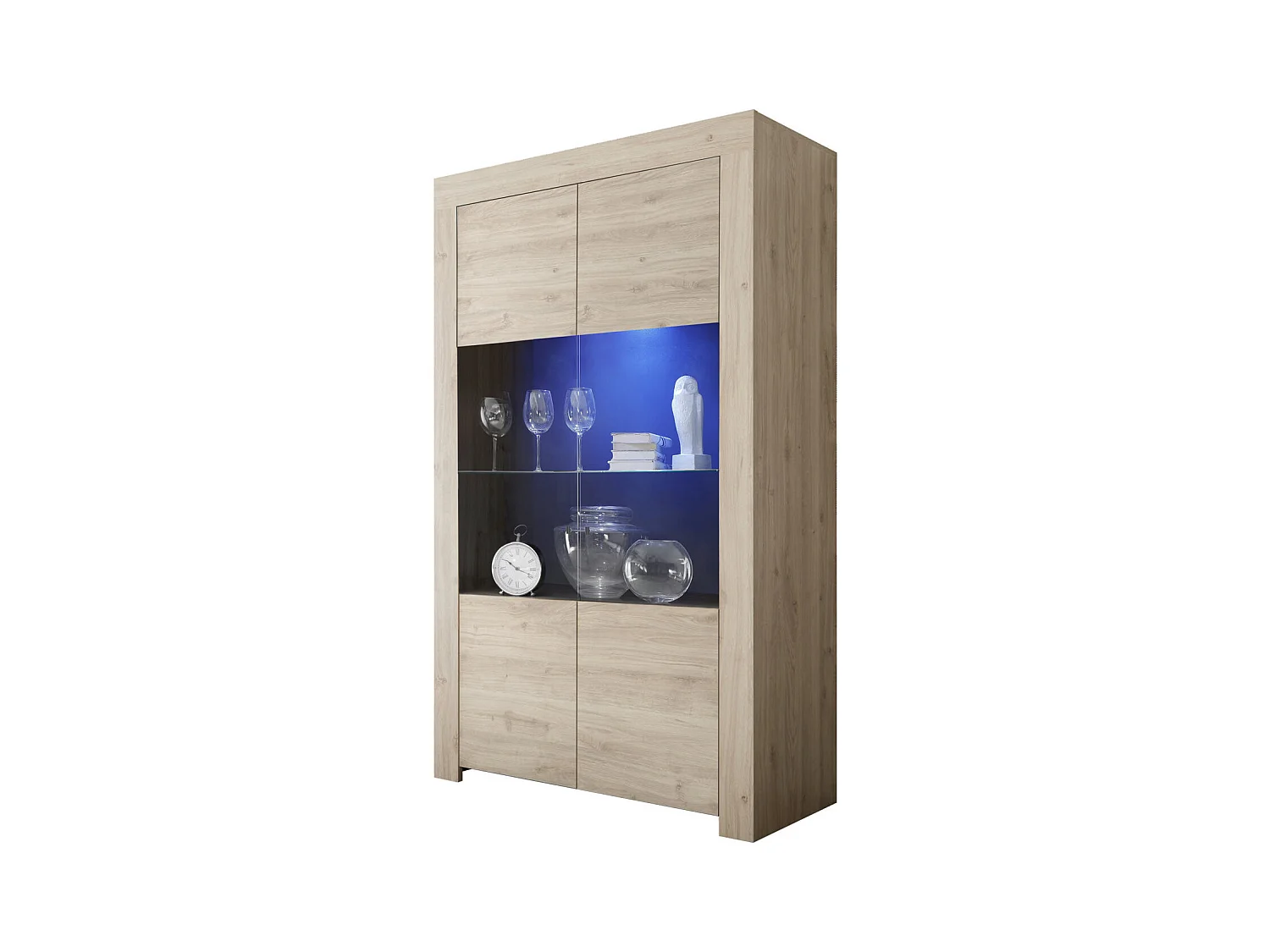 Buffet CAPRI chêne foncé