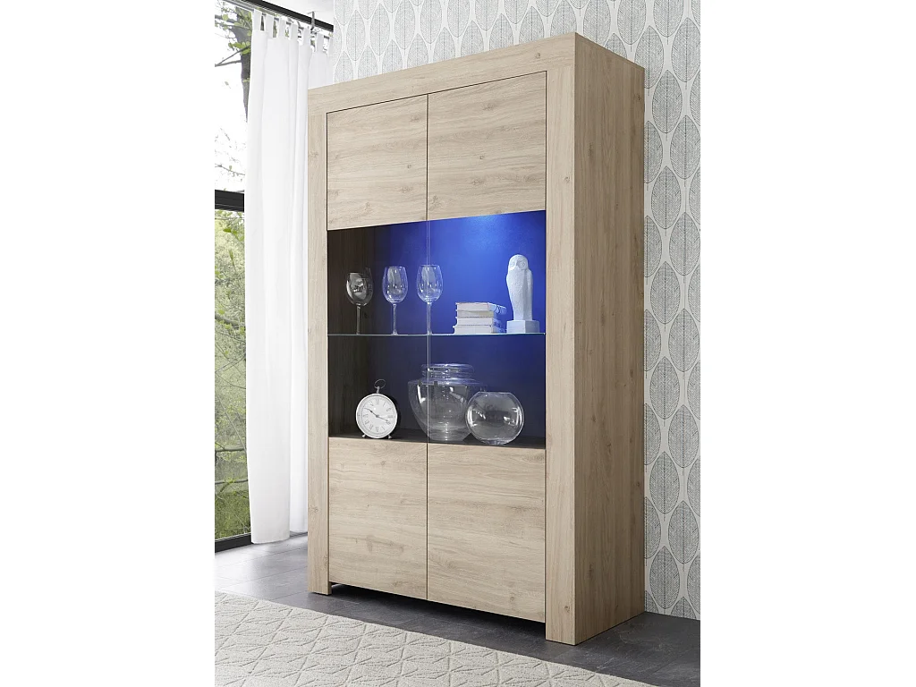 Buffet CAPRI chêne foncé