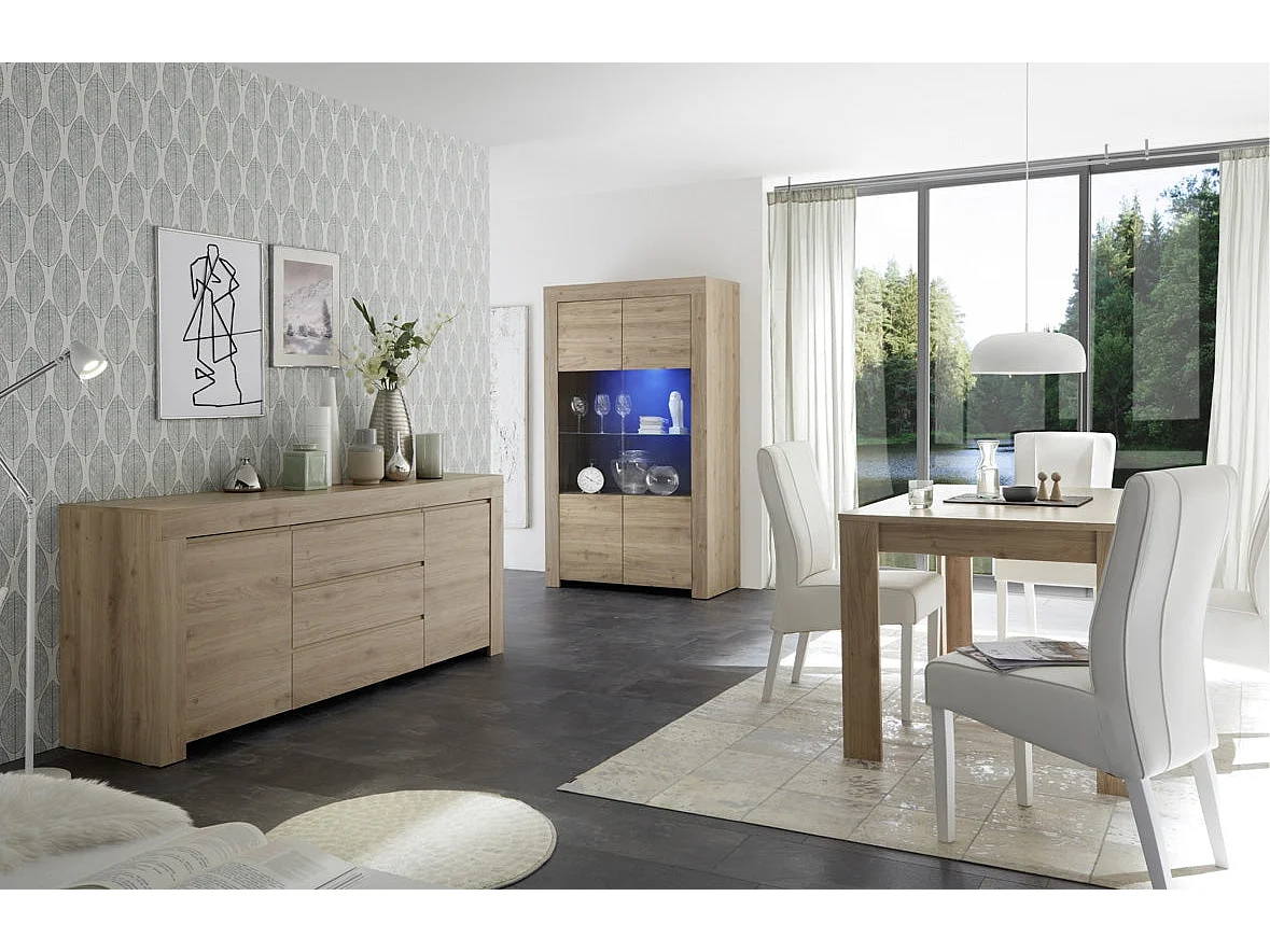 Buffet CAPRI chêne foncé